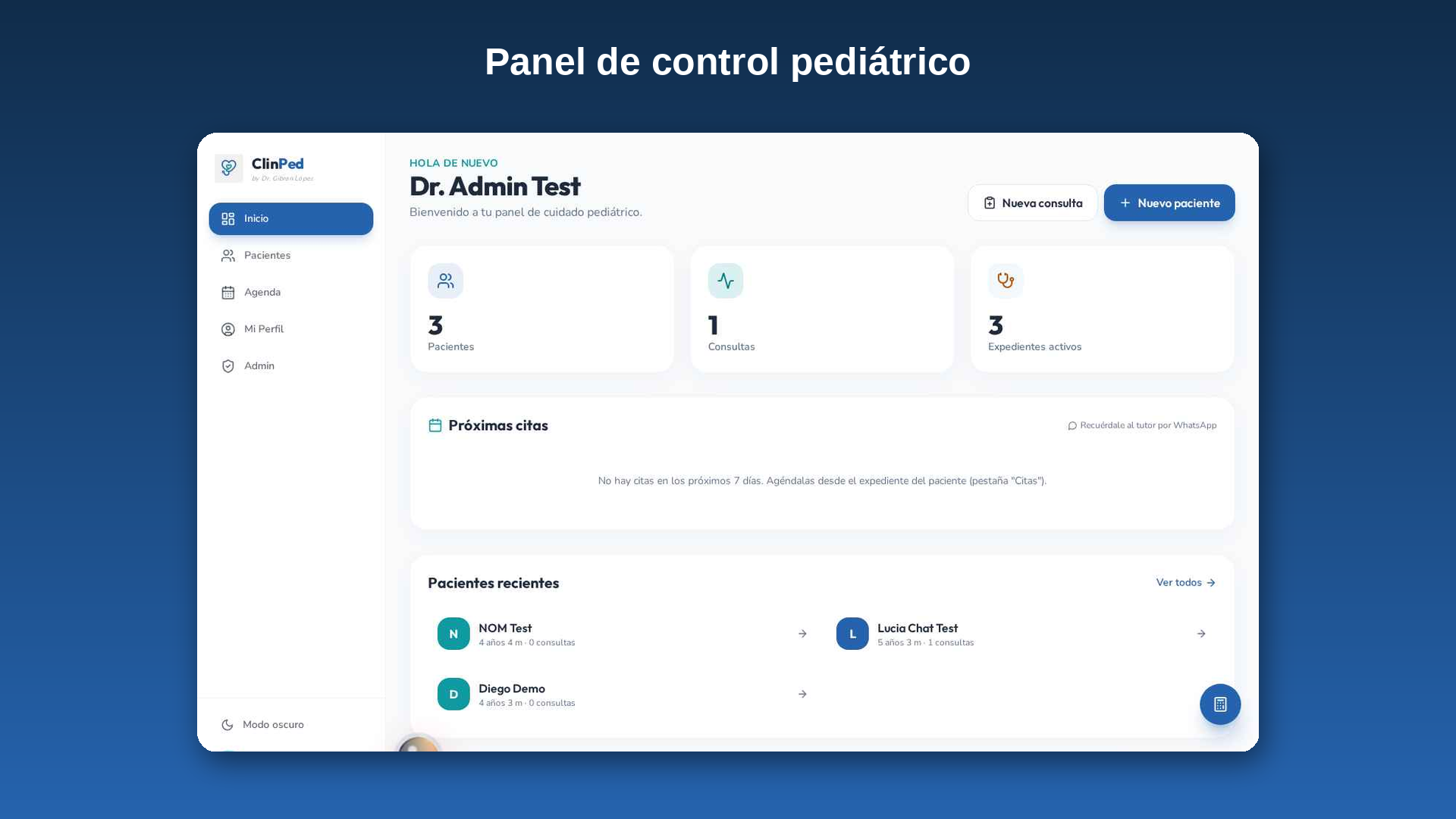 ClinPed en computadora